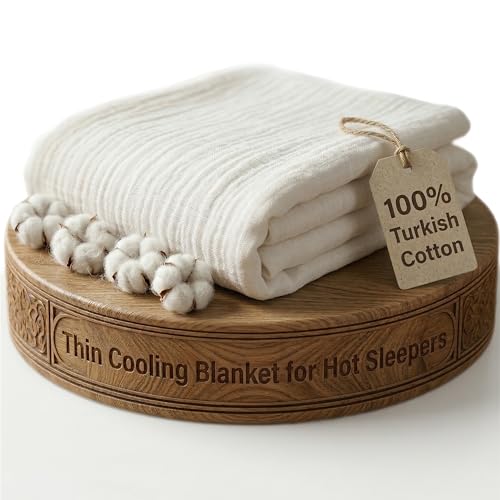 Goqan Muslin Throw Blanket 55x60 – 100% Turkish Cotton 4