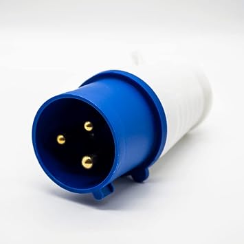 Elecbee Industrial Connector Plug 3P 32A 220V-250V 2P+E 6h IP44