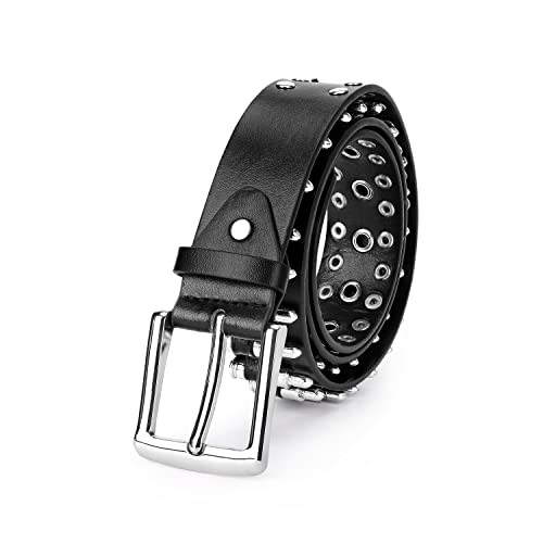 Bullet Rivet Belts Personalized Black Belt Fantastic Pu Leather Belt For Jeans Hip Hop2