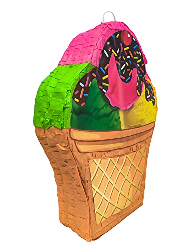 Aztec Imports, Inc. Ice Cream Cone Pinata #TOP1