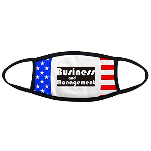 Masque de bouche anti-poussière noir à rayures étoiles pour business et management