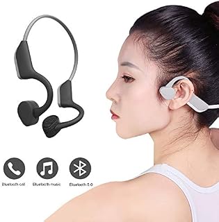Open-Ear Wireless Bluetooth Headphones Bone Conduction Headphones HiFi Stereo with Mic for Running