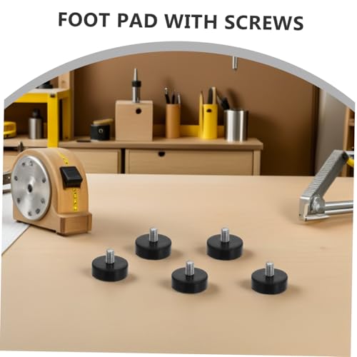 Amortisseurs antivibrations pour machines et meubles - Set de 8 supports à vis - 7