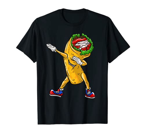 Dabbing Burrito | Cool Taco Cinco De Mayo Divertido Regalo México Camiseta