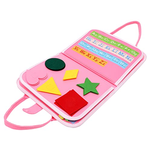 Totority 2 Conjuntos De Feltro Placa De Aprendizagem Vestido Aprendizagem Brinquedos Bebê Livro Sile