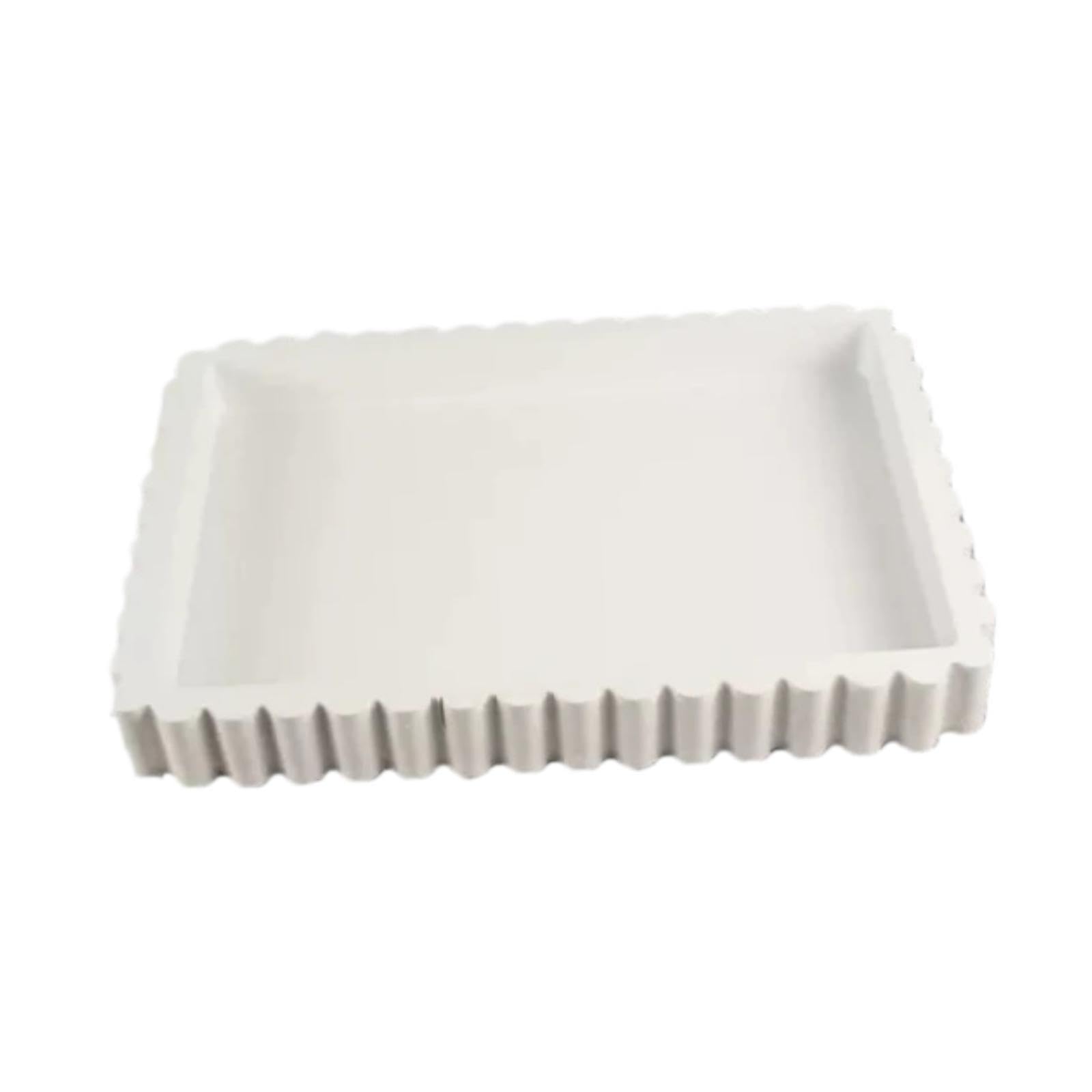 Fenteer Bandeja Rectangular Minimalista de Madera para Mesa de Centro, Bandeja de Madera para Servir, de para Mesa de Centro, Esponja