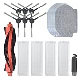VEWHVBYDK Main/Side Brush Hepa Filter Mop Parts Accessories,Compatible with Mijia Mop Pro STYTJ02YM/VIOMI V2 PRO/V3 Parts Robot Vacuum Cleaner(12)
