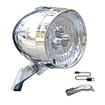 Retro Biks Headlight - Bikes Head Light With 3 Led Bulbs - Rechargeable Bikes Lights For Riding At Night, Retro Classic Bikes Headlight For Night Trips