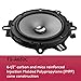 PIONEER TS-A652C, 2-Way Car Audio Speakers, Full Range, Clear Sound Quality, Easy Installation and Enhanced Bass Response, 6.5” Speakers
