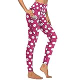 Polyvalent pour toutes les occasions : convient pour le yoga, la gym, le pilates, le jogging et les vêtements décontractés, ces vêtements de yoga D rose vif à pois pour femme s'adaptent parfaitement aux vêtements d'entraînement pour femmes et aux collections de vêtements d'entraînement pour femmes. Ce sont également des vêtements de sport et de pilates idéaux pour les femmes, alliant mode et confort sans effort. Comme vêtement de sport pour femme
