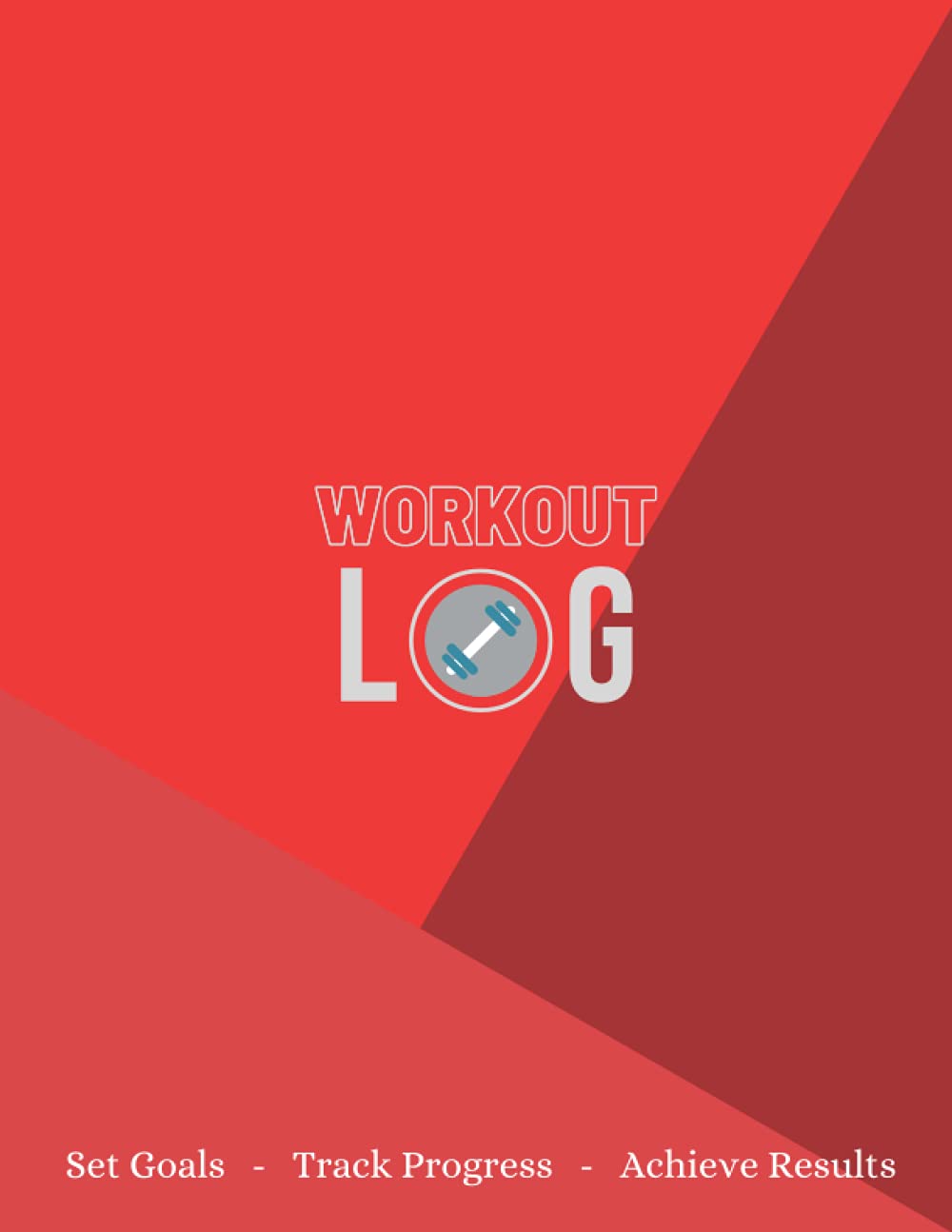 Workout Log Red | Gym Log | A4 | 100 Pages | 8.5 x 11 inches | Gym and Fitness Diary | Track workouts and Record Progress