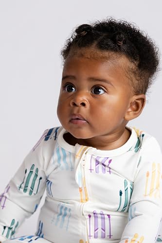 Image of monica + andy Double Zipper One Piece, 100% Organic Baby Clothes for Girls & Boys, Unisex, Preemie, Newborn & Infant Sizes