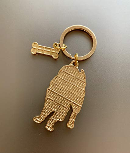 Schlüsselanhänger mit Hundemotiv, niedlicher Metall-Schlüsselanhänger, Taschenanhänger, tolles Geburtstgsgeschenk, 10 cm, (Golden Retriever)