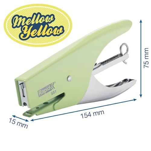 Rapid Cucitrice A Pinza S51 Mellow Yellow - 5