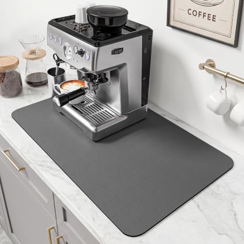 Absorbent Coffee Bar Mat, 24 by 16 inch