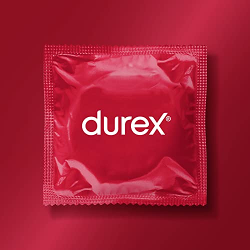 Durex Gefühlsecht Ultra Kondome – 20% dünnere Kondom-Spitze, befeuchtet, transparent, angenehmer Geruch – 10er Pack (1 x 10 Stück)