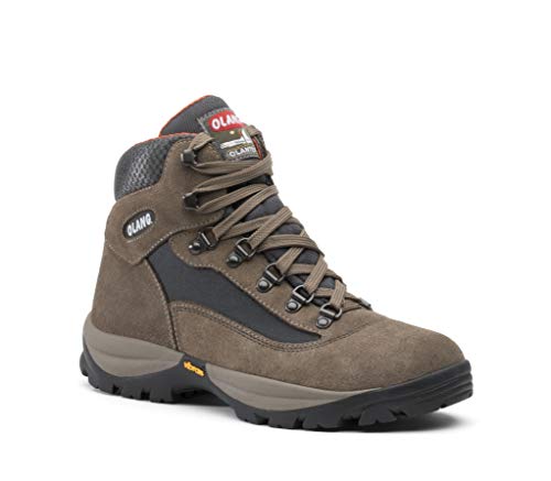 Olang® Leichter Pirschstiefel Parma Jagdstiefel Herren Jagdschuh braun/Schilf/Schlamm Wanderschuh Wanderstiefel von oefele.de mit Cordura und Vibram-Sohle Outdoorschuh (Numeric_38)