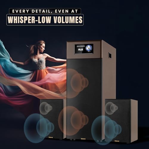 Image of OBAGE X12 HiFi 2.1 Speaker System with Qualcomm aptX HD | Dual 6.5 inch Subwoofer Drivers & Silk Dome Tweeters | Bluetooth, Optical & AUX | 24-Bit High Fidelity Audio for Rooms up to 300 sq. ft.