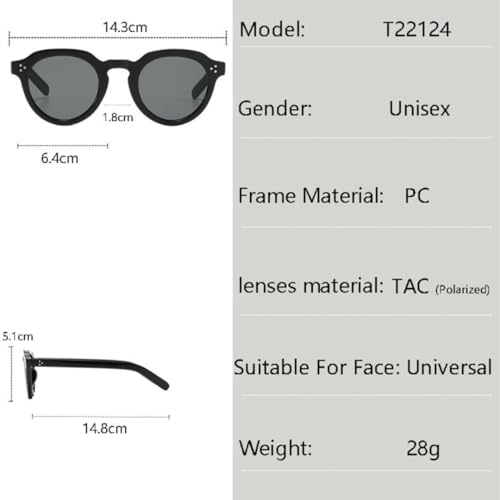 Lunettes de soleil ovales rétro légères contre la fatigue visuelle - 2