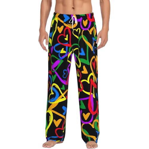 Pantalon de pyjama homme arc-en-ciel pour exprimer votre fierté dans un confort absolu