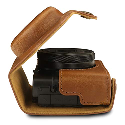 Funda de cuero MegaGear MG1732 para Sony DSC-RX100 VII miniatura 5