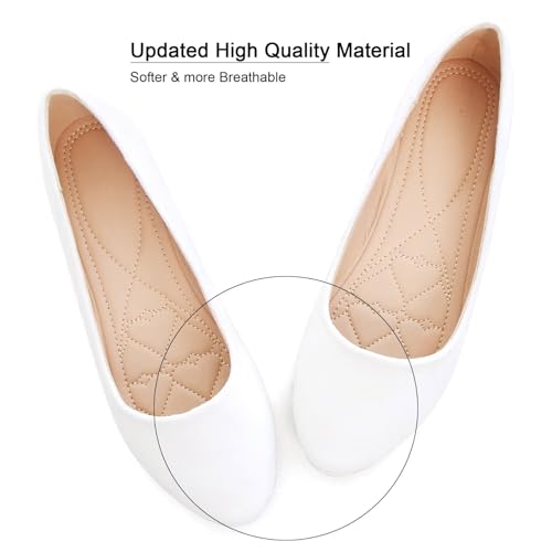 Image of SAILING LU Casual Shoes for Women Dressy Ballet Flats | Comfort Fit, Work Shoes,Casual for Women, Slip-Ons Loafers