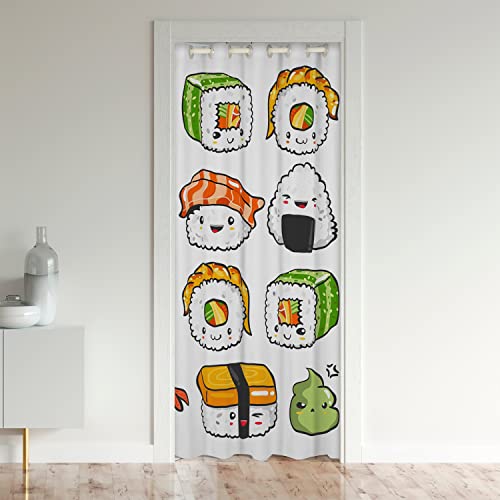 Erosebridal Kawaii Sushi Pattern Doorway Curtain 34