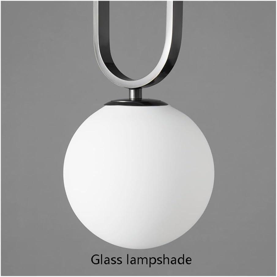 Lámpara de Noche de Cristal Yre para Techo Suspendido y Decoración de Comedores Retro E14 7
