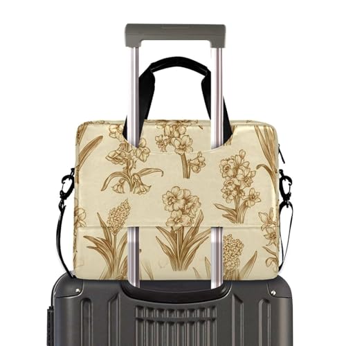 Maletín para portátil ALAZA con patrón floral, 13-15.6 pulg miniatura 3