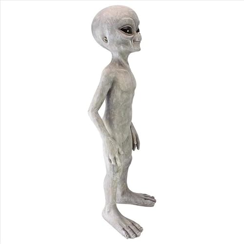 Design Toscano Ly612299 Out-Of-This-World Extra Terrestrial Alien Statue, Large, Gray Stone Finish #TOP1