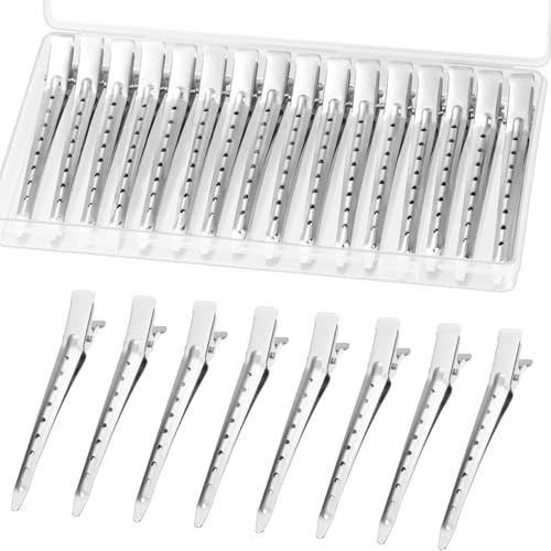 Image of INSIME Alligator Section Clips for Hair Styling | Salon Steel Crocodile and Duckbill Clips for Women