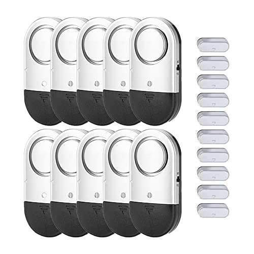 Window Alarm Sensors Door Alarms for Kids Safety , Home Security for Pool, Burglar Alarm, Dementia Patients Open (10Pack) Window Alarm Sensors Door Alarms for Kids Safety , Home Security for Pool, Burglar Alarm, Dementia Patients Open (10Pack)