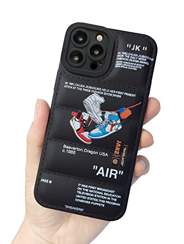 Ins Off Sports Shoes Brand Puffer Phone Case Compatible with iPhone 16 Pro Max Case 6.9