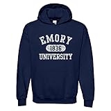 AH20 - Emory Eagles Athletic Arch HOODIE - Medium - Navy