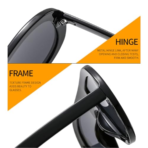 Image of Popular Fashion Pilot Sunglasses Women Retro Chunky Designer Men Punk Gradient Shades UV400 Oversized Sun Glasses