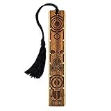 Pendulums - Engraved Handmade Wooden Bookmark with Tassel - Search B0727VQKNM for Personalized Version