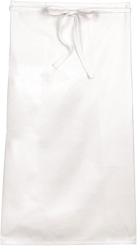 Miniatura 1 de Chef Code Delantal de cintura de barra para servidor o camarera CC503 33 "x 28" (blanco)