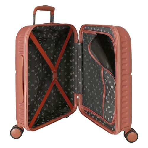 Pepe Jeans Chest Valigia Da Cabina, 40 X 55 X 20 Cm, Rosso, 40X55X20 Cms, Valigia Da Cabina - 5