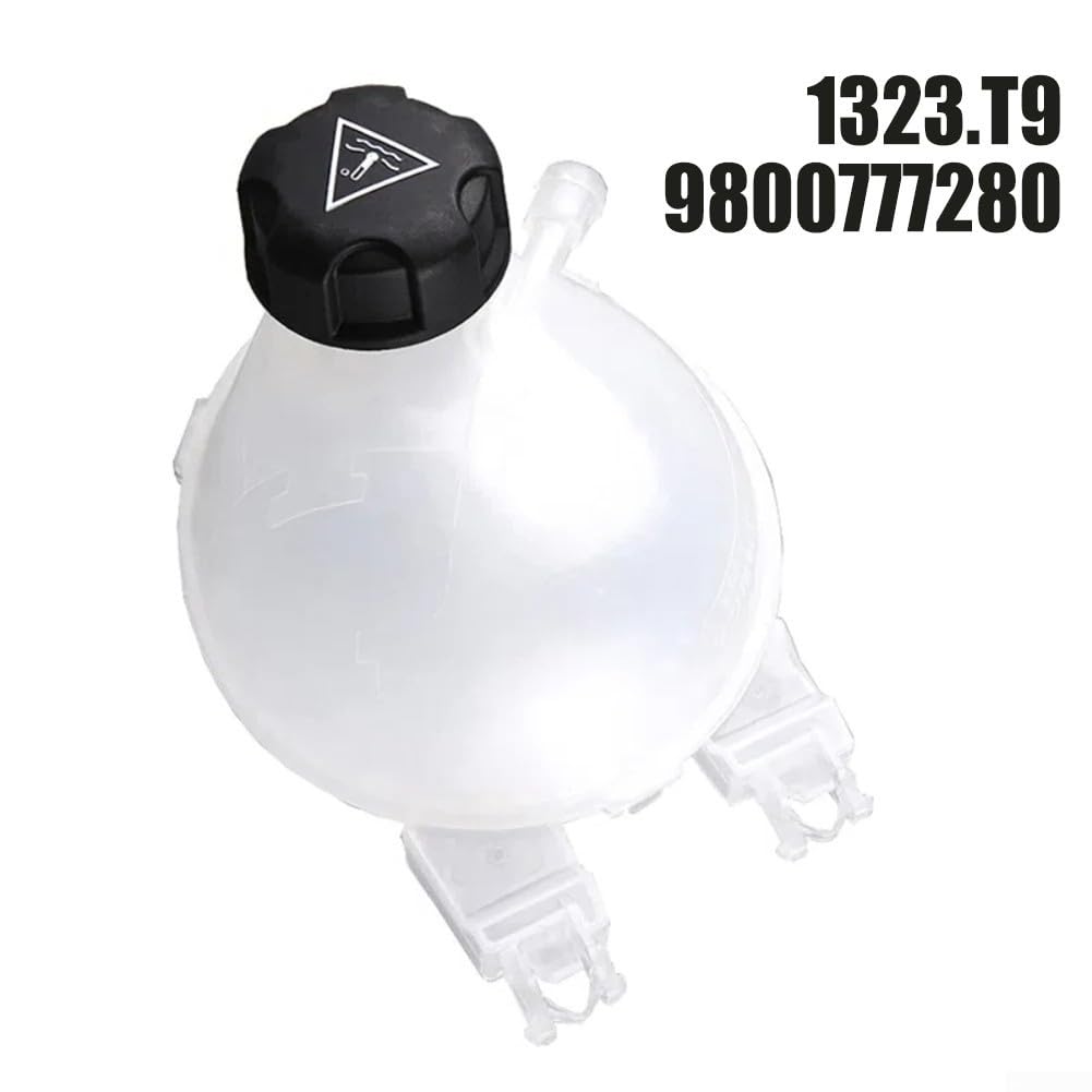 Serbatoio di espansione del liquido refrigerante con coperchio per C3, 207 dal 2002 al 2023 e veicoli compatibili OEM, montaggio affidabile