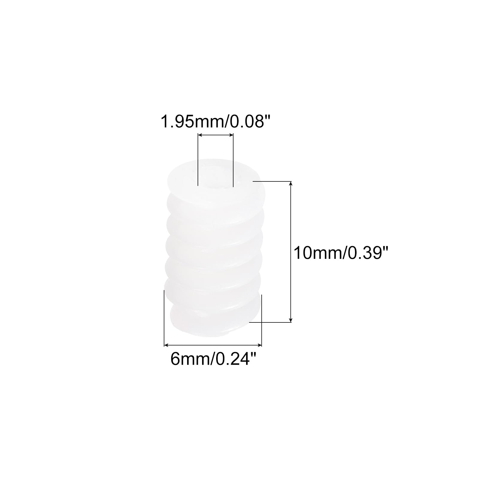 MECCANIXITY 30 Pcs Plastic Gears Plastic Motor Gear Model 6102A Reduction Gear for RC Car Model DIY Robot (White, Module 0.5)