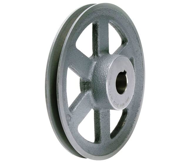 AK56 1 Fixed Bore 1 Groove Standard V-Belt Pulley OD: 5.45-ID: 1 Sheave AK561