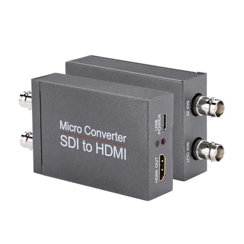 Convertisseur SDI vers HDMI audio de-embedder automatique 3G-SDI gris
