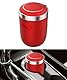 Flaconi Aschenbecher Auto,Auto Aschenbecher Mit Deckle,Auto Aschenbecher Mit Deckel und Licht,Selbstverlöschender Aschenbecher Für Autos Outdoor,Geeignet für Aschenbecher im Autoinnenraum (Rot)
