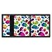 LPSBVNM Colorful Dog Paw Print Trifold Wallet Casual Travel Wallet Fashion Credit Card Holder Minimalist Front Pocket for Men Women