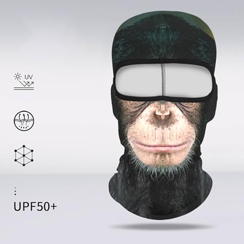 Balaclava para Hombres, Máscara Facial Transpirable con Protección UV y Aislamiento Térmico, Ideal para Esquí y Ciclismo en Invierno miniatura 4