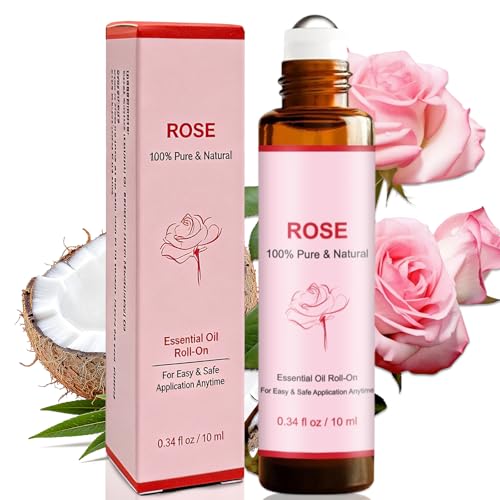 10ML Rosa Roll-On Aceite Esencia, Aceite Esencial para...