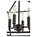 Quorum 304-13-86 Transitional Four Light Dual Mount from Gabriel Collection in Bronze/Dark Finish,