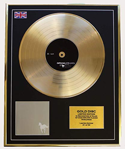 DEFTONES/Cd Disco de Oro Disco de Edición Limitada/PONY BLANCO