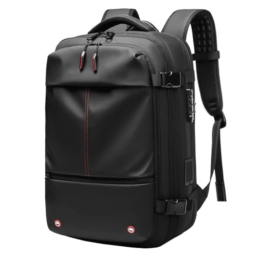 Tencipeda Mochila De Viaje Con Vacio Viaje Cabina Avion 40x20x25, Mochila De Compresion Multifuncional Bolsillo Antirrobo