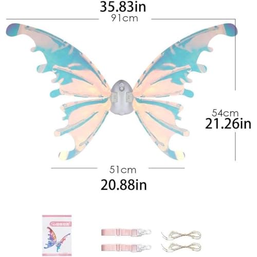 Ailes LED pour chien costume fée confortable taille moyenne - 6